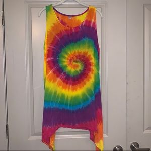 Tie Dye Flowy Dress from Greece! 🇬🇷 Handmade